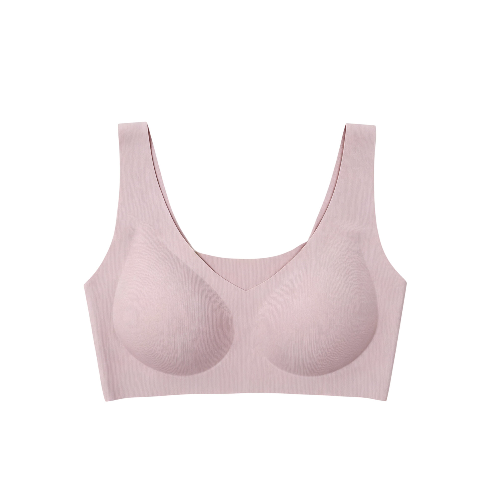 Women Wireless Seamless Deep V Push Up Bralette