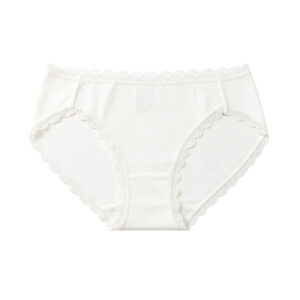 Lace-Trimmed Mid-Rise Boyshorts